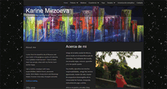 Desktop Screenshot of kmirzoeva.com